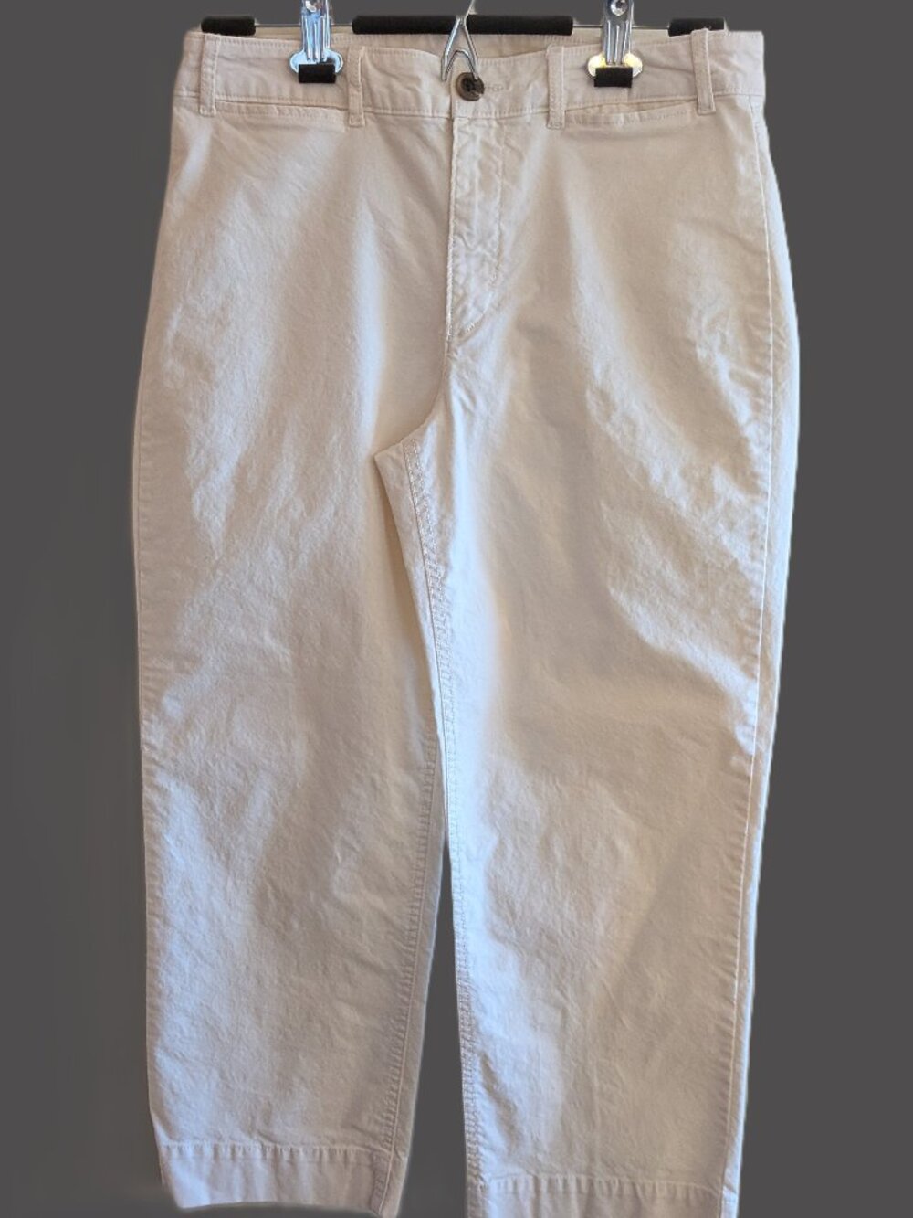 Old Navy High Waist/Wide Leg Spring Khaki, Cream, Sz 10